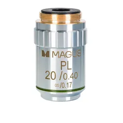 Levenhuk Magus Mp20 20
/0.40/0.17 Infinity Plan Achromatic Objective - Tilbehør til mikroskop Levenhuk Magus Mp20 20
/0.40/0.17 Infinity Plan Achromatic Objective - Tilbehør til mikroskop