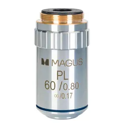 Levenhuk Magus Mp60 60/0.80/0.17 Infinity Plan Achromatic Objective - Tilbehør til mikroskop Levenhuk Magus Mp60 60/0.80/0.17 Infinity Plan Achromatic Objective - Tilbehør til mikroskop